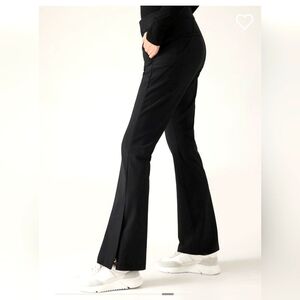 Athleta Stellar Flare Leg Trousers Black